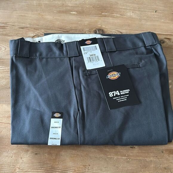 Dickies Men's 874 Flex Work Pant Black NEW with tag Charcoal - Picture 4 of 4